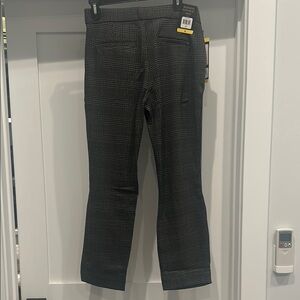 Banana Republic Checkered Pants - Black and Gray